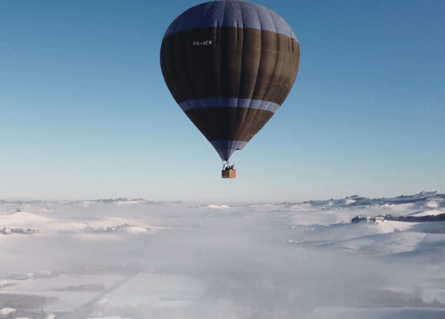 FEAST- Hot air balloon private tour Piedmont